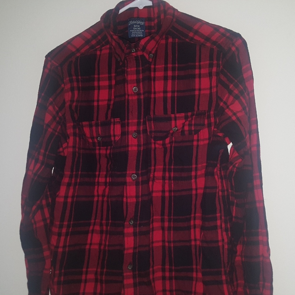 Long sleeve plaid flannel